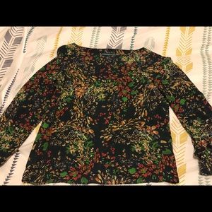 Amazing floral Alice + Olivia blouse